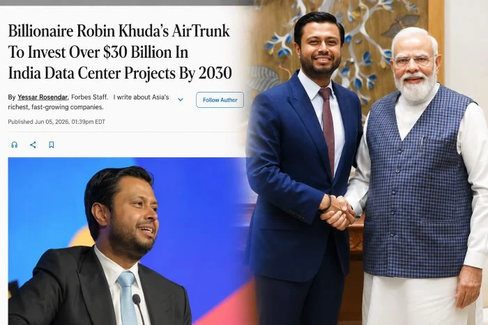 ভারতে ডেটা সেন্টার খাতে ৩০ বিলিয়ন ডলারের বিশাল বিনিয়োগ করবেন বাংলাদেশি-অস্ট্রেলীয় ব্যবসায়ী রবিন খুদা!